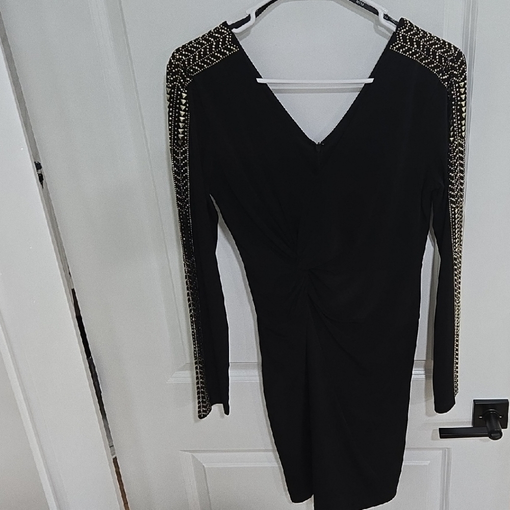 Siena Women's Embellished Twist-Front Bodycon Dress